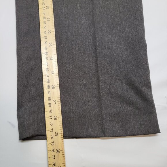 Louis Raphael Rosso Mens Dress Pants 38 X 29 Classic Wrinkle Free Easy Care Gray - Picture 13 of 15